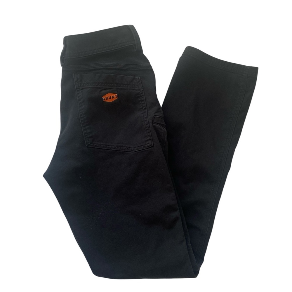 Brunt Black Torra Work Utility Stretch Canvas Durable Work Pants.